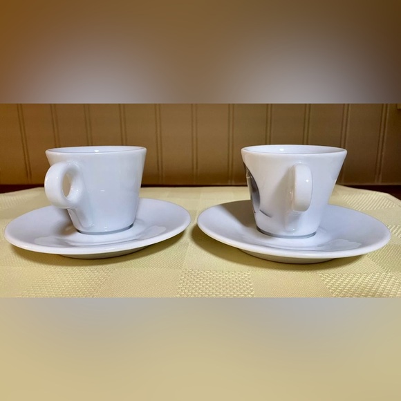 Set Of Two Lavazza The Italian Espresso Experience Cup Saucer D’Ancap Tazzine - Picture 8 of 8